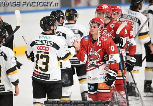 2022-12-08 Mastini Varese-Valpellice Bulldogs (4-2)